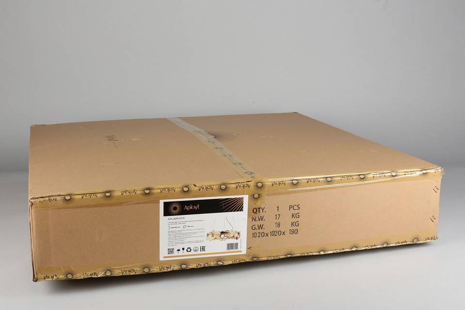 Подвесной светильник Aployt Veva хром 10 ламп APL.829.03.10