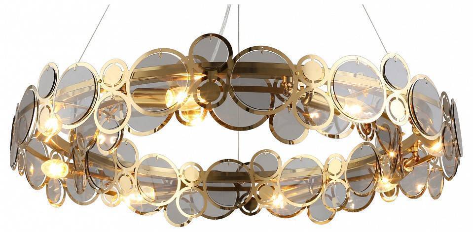 Подвесной светильник Aployt Veva золото 8 ламп APL.829.13.08