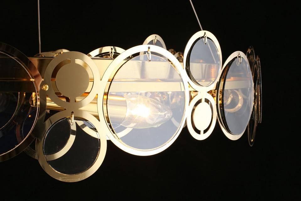 Подвесной светильник Aployt Veva золото 8 ламп APL.829.13.08