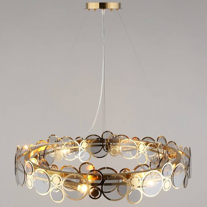 Подвесной светильник Aployt Veva золото 8 ламп APL.829.13.08