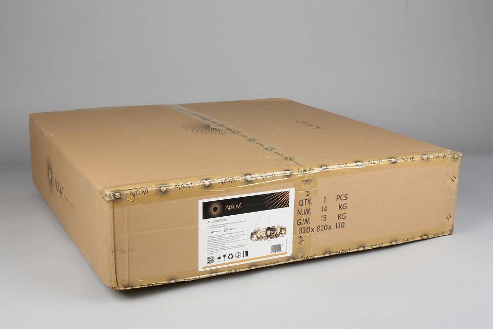 Подвесной светильник Aployt Veva золото 8 ламп APL.829.13.08