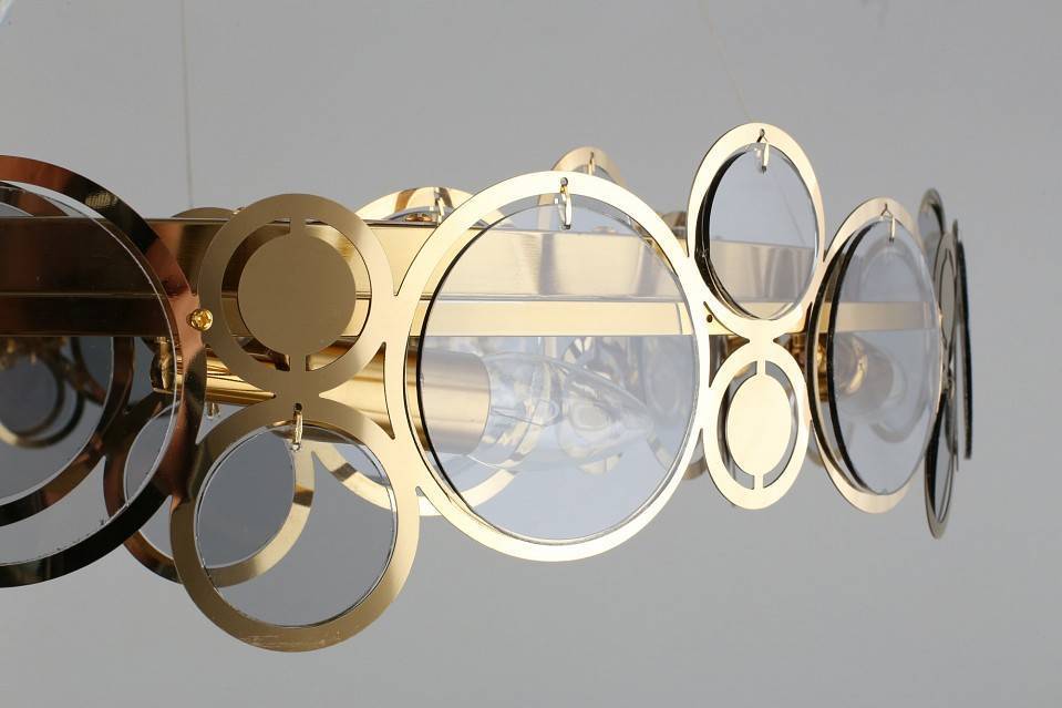 Подвесной светильник Aployt Veva золото 8 ламп APL.829.13.08