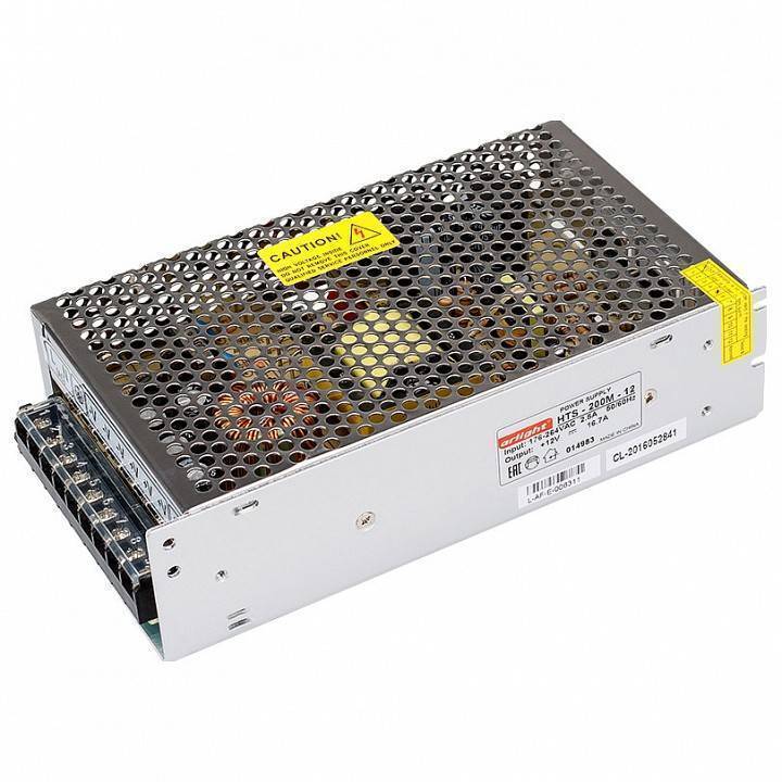 Блок питания Arlight HTS-200M-12 12 В 200 Вт IP20 014983