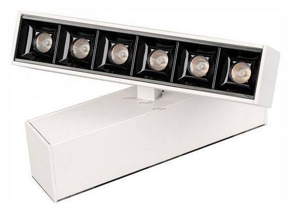 Светильник на штанге Arlight MAG-LASER-FOLD-45-S160-6W Day4000 (WH, 15 deg, 24V) 026969