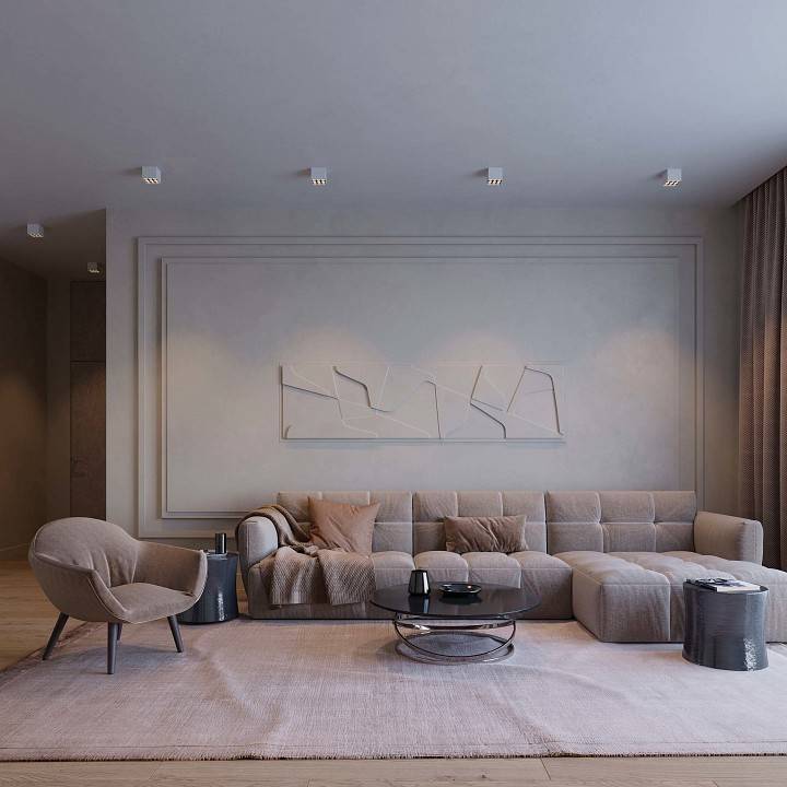 Накладной светильник Arlight SP-ORIENT-SURFACE-TC-S85x85-18W Day4000 18 Вт 4000 К черный 031860