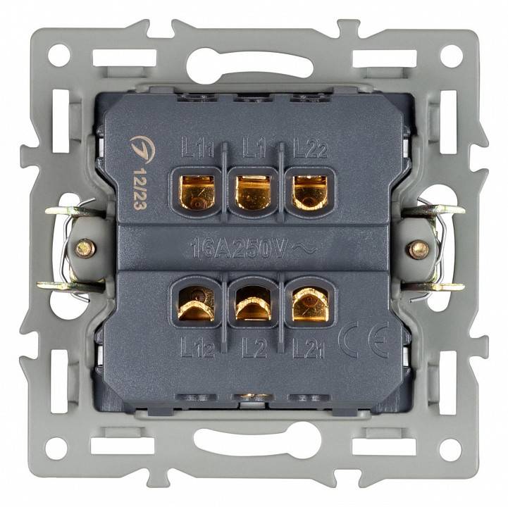 Выключатель перекрестный одноклавишный без рамки Arlight SWT 043719