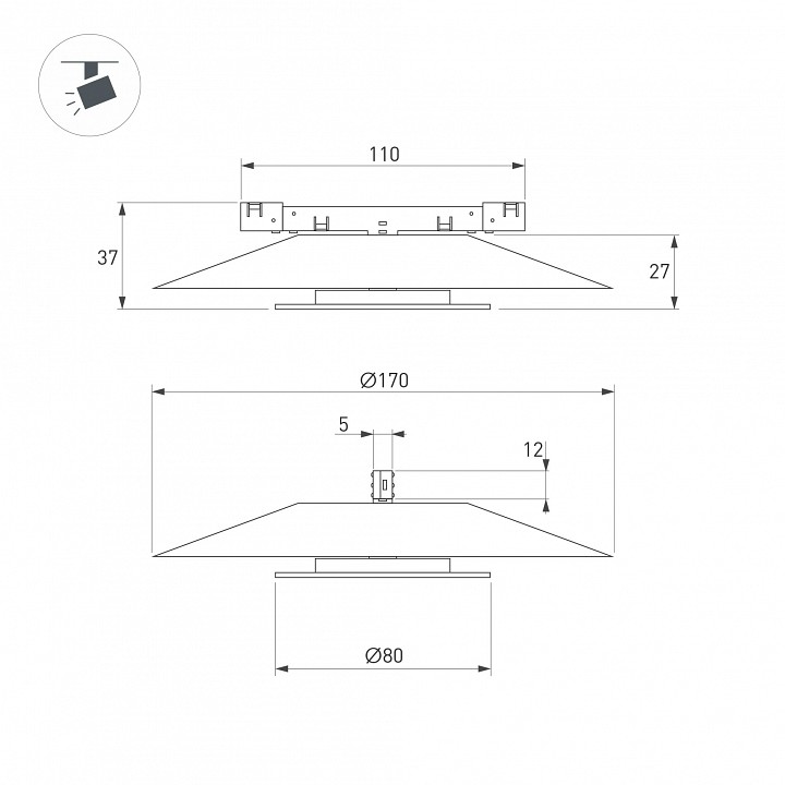 Накладной светильник Arlight MICROCOSM 051835