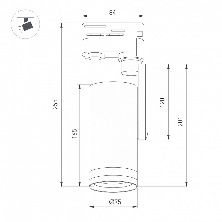 Светильник на штанге Arlight LGD 055807