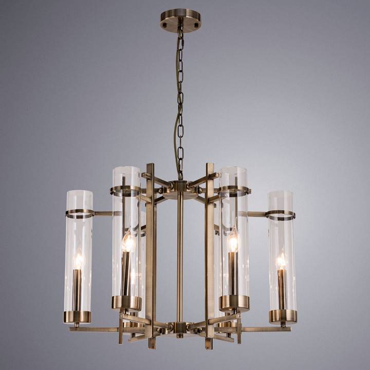 Подвесная люстра Arte Lamp Hugo 6 ламп A1688LM-6AB
