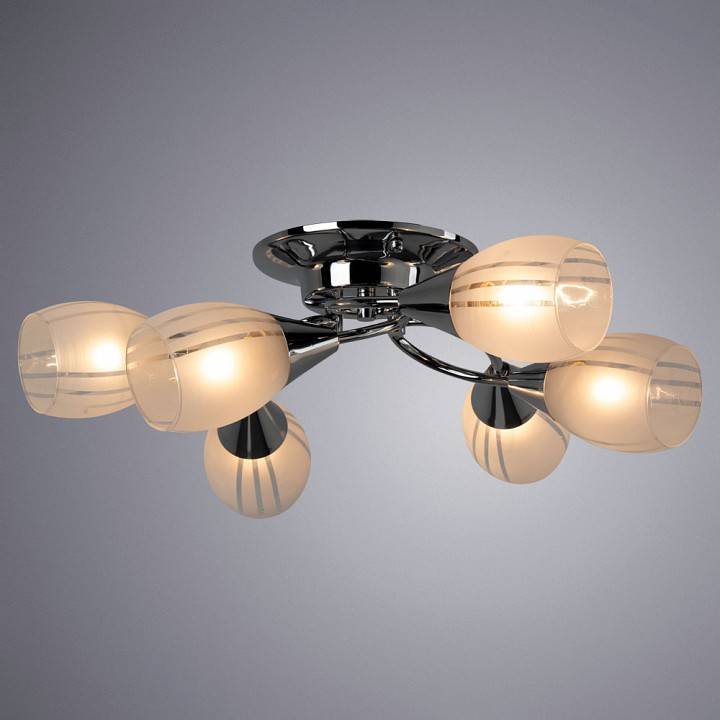 Потолочная люстра Arte Lamp Penny 6 ламп A2701PL-6CC