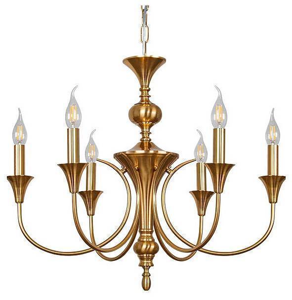 Подвесная люстра Arte Lamp Collinetta 6 ламп A4094LM-6PB