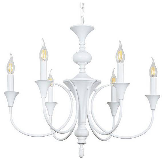 Подвесная люстра Arte Lamp Collinetta 6 ламп A4094LM-6WH