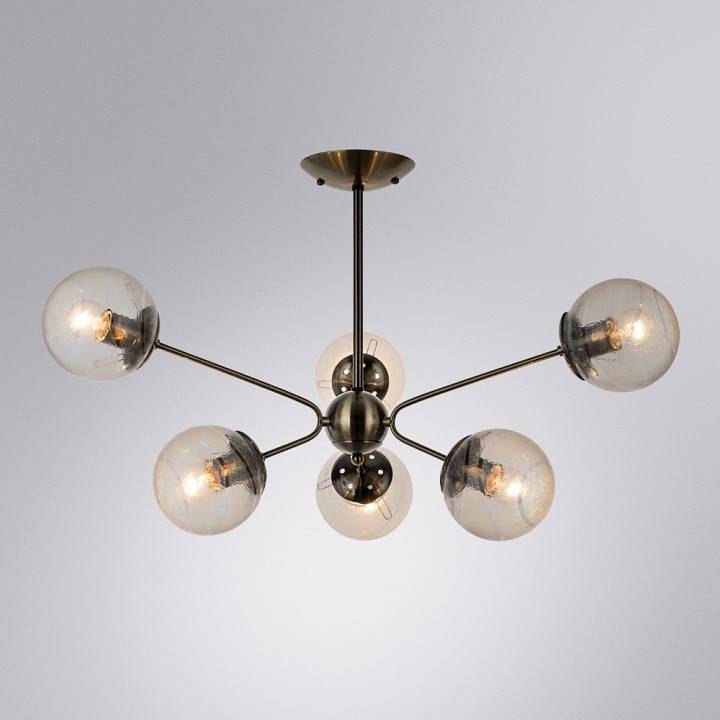 Люстра на штанге Arte Lamp Meissa 6 ламп A4164PL-6AB