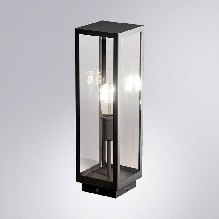 Наземный низкий светильник Arte Lamp Belfast A4569FN-1BK