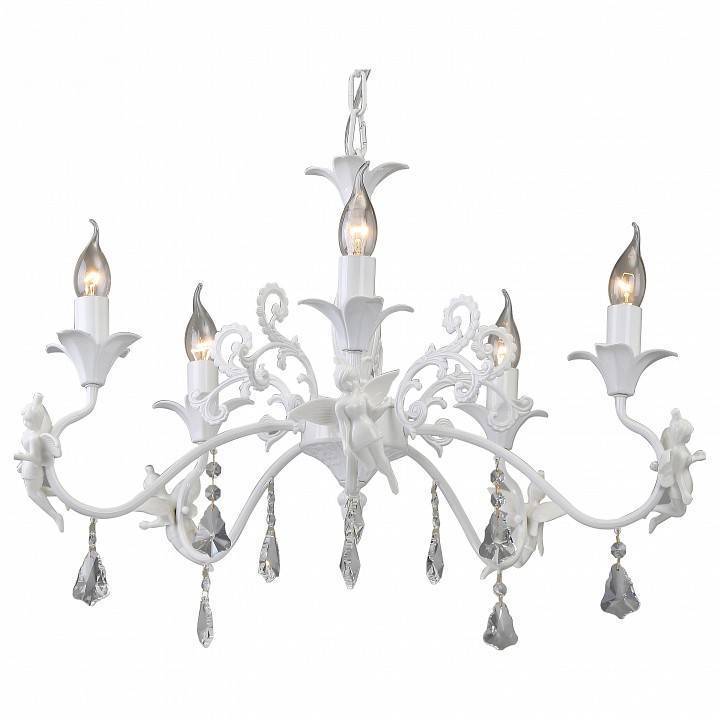 Подвесная люстра Arte Lamp Angelina 5 ламп A5349LM-5WH