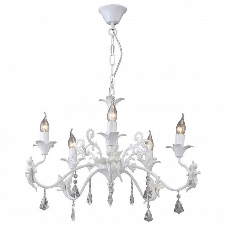 Подвесная люстра Arte Lamp Angelina 5 ламп A5349LM-5WH