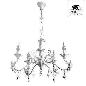 Подвесная люстра Arte Lamp Angelina 5 ламп A5349LM-5WH