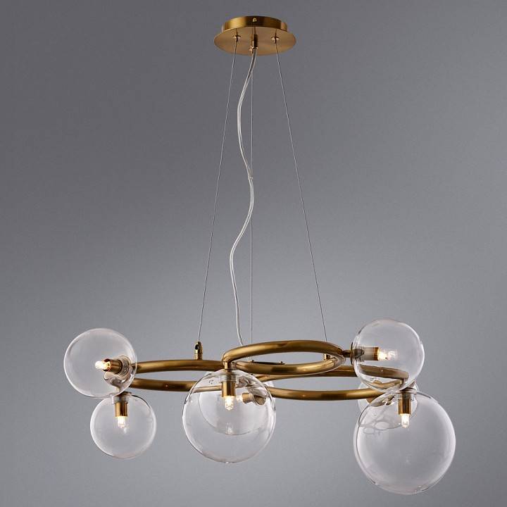 Подвесная люстра Arte Lamp Albus 7 ламп A7780SP-7AB