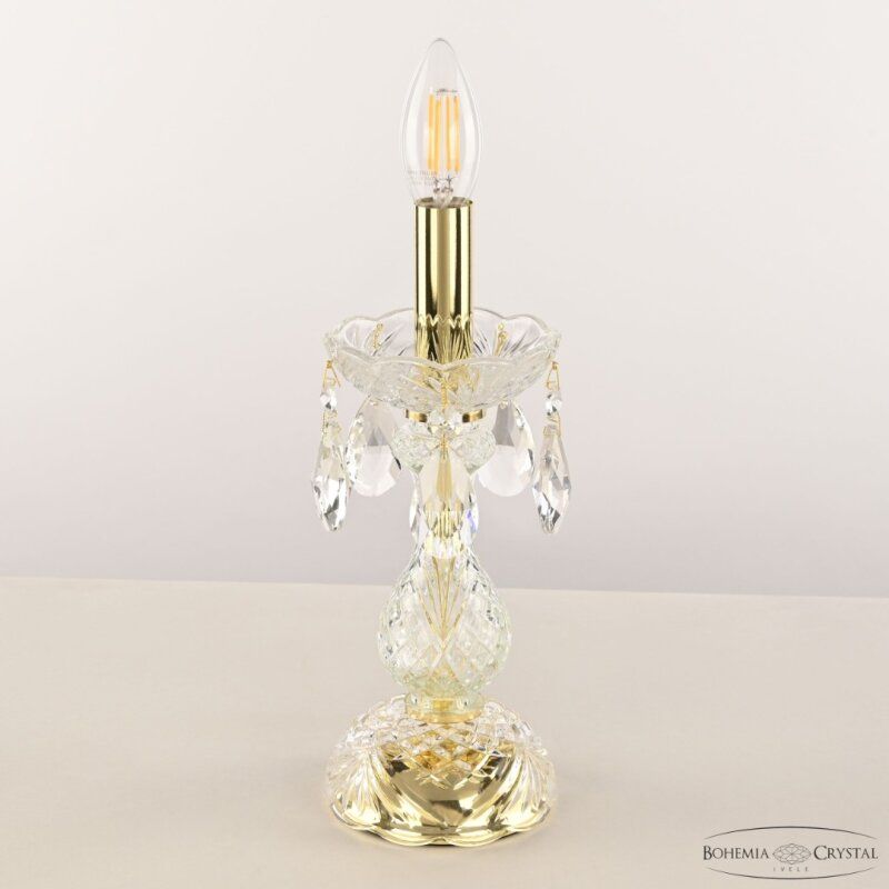 Настольная лампа декоративная Bohemia Ivele Crystal 101 101L/1-27 G