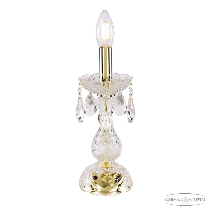 Настольная лампа декоративная Bohemia Ivele Crystal 101 101L/1-27 G