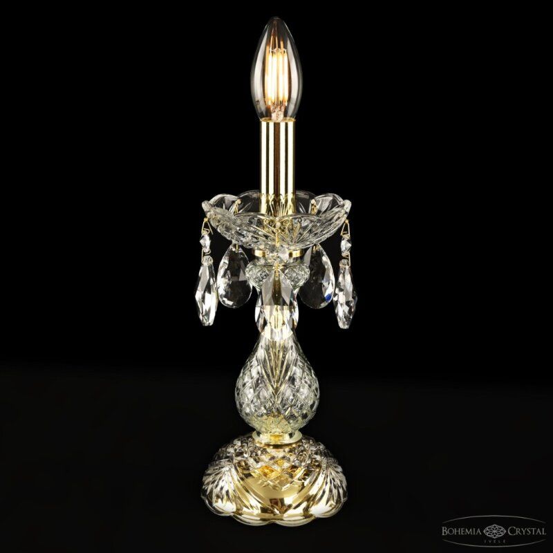 Настольная лампа декоративная Bohemia Ivele Crystal 101 101L/1-27 G