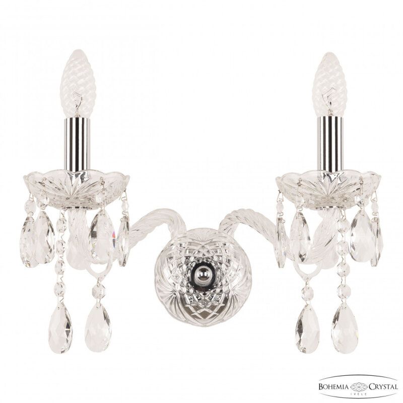 Бра Bohemia Ivele Crystal 107 107B/2/165 Ni