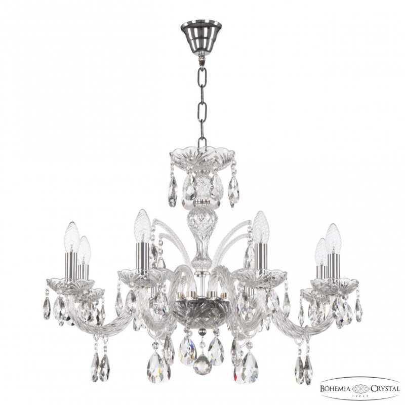 Подвесная люстра Bohemia Ivele Crystal 118 118/8/240 Ni
