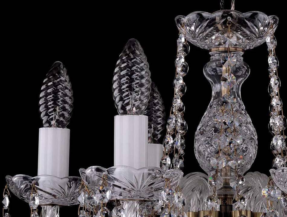 Подвесная люстра Bohemia Ivele Crystal 1402 1402/6/141/Pa
