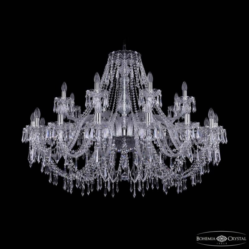 Подвесная люстра Bohemia Ivele Crystal 1403 1403/16+8/460 Ni