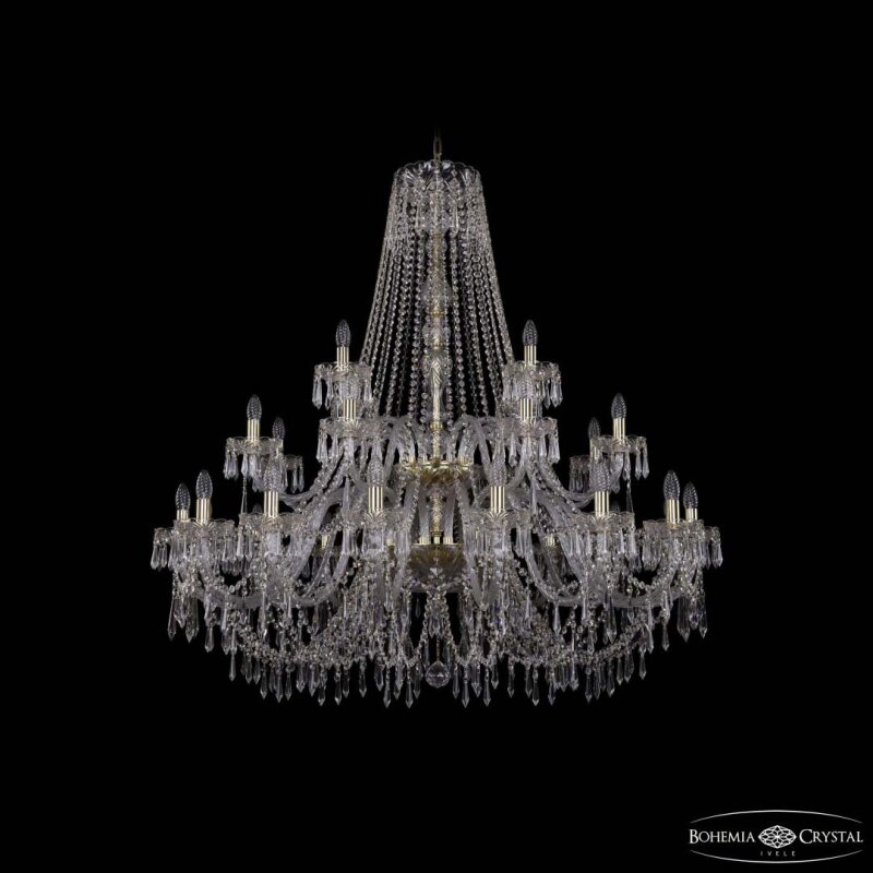 Подвесная люстра Bohemia Ivele Crystal 1403 1403/16+8+4/460/2d G