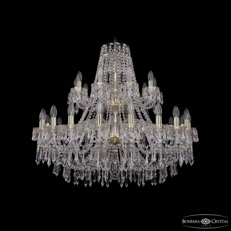 Подвесная люстра Bohemia Ivele Crystal 1403 1403/20+10/360/2d G
