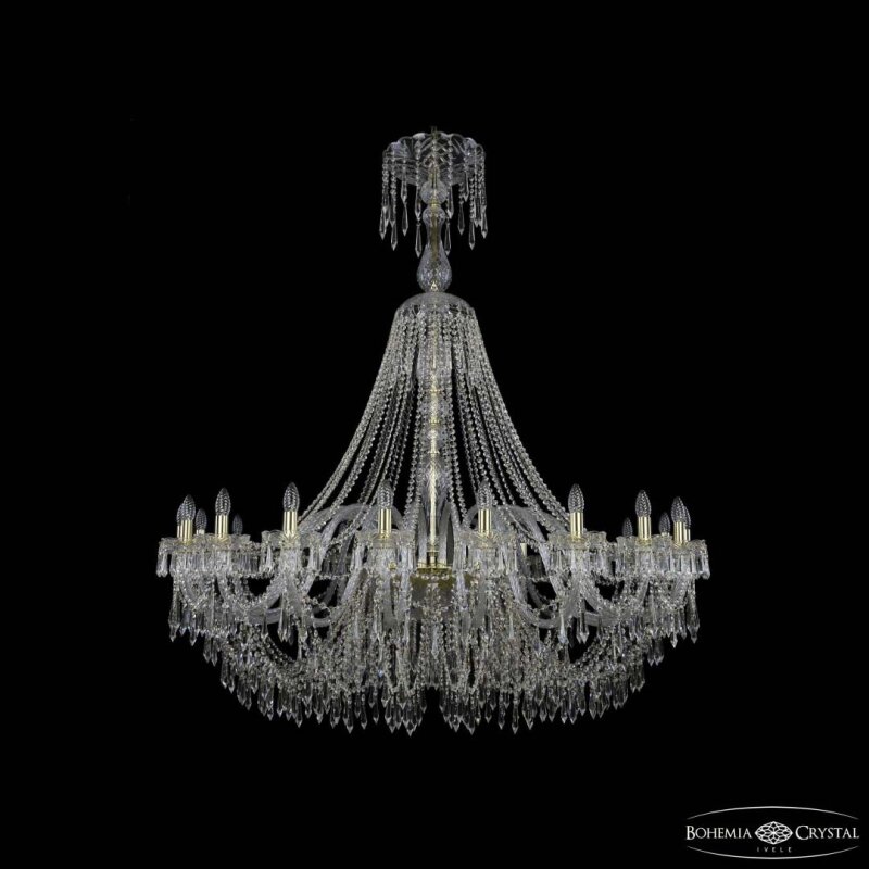 Подвесная люстра Bohemia Ivele Crystal 1403 1403/20/530/XL-160 G