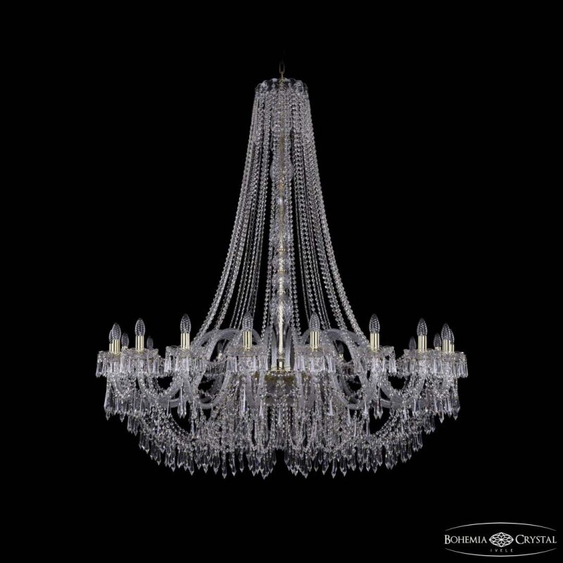 Подвесная люстра Bohemia Ivele Crystal 1403 1403/20/530/h-160 G
