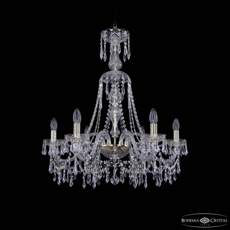 Подвесная люстра Bohemia Ivele Crystal 1403 1403/6/240/XL-75 G