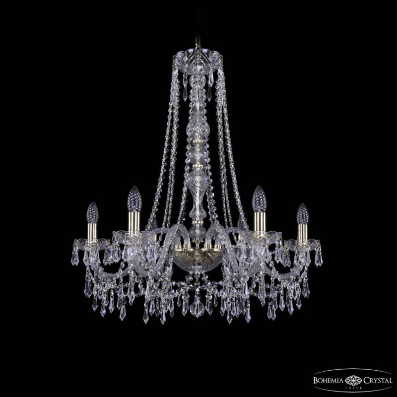 Подвесная люстра Bohemia Ivele Crystal 1403 1403/6/240/h-76 G