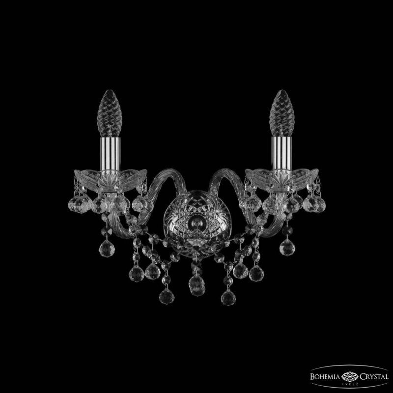 Бра Bohemia Ivele Crystal 1409 1409B/2/160 Ni