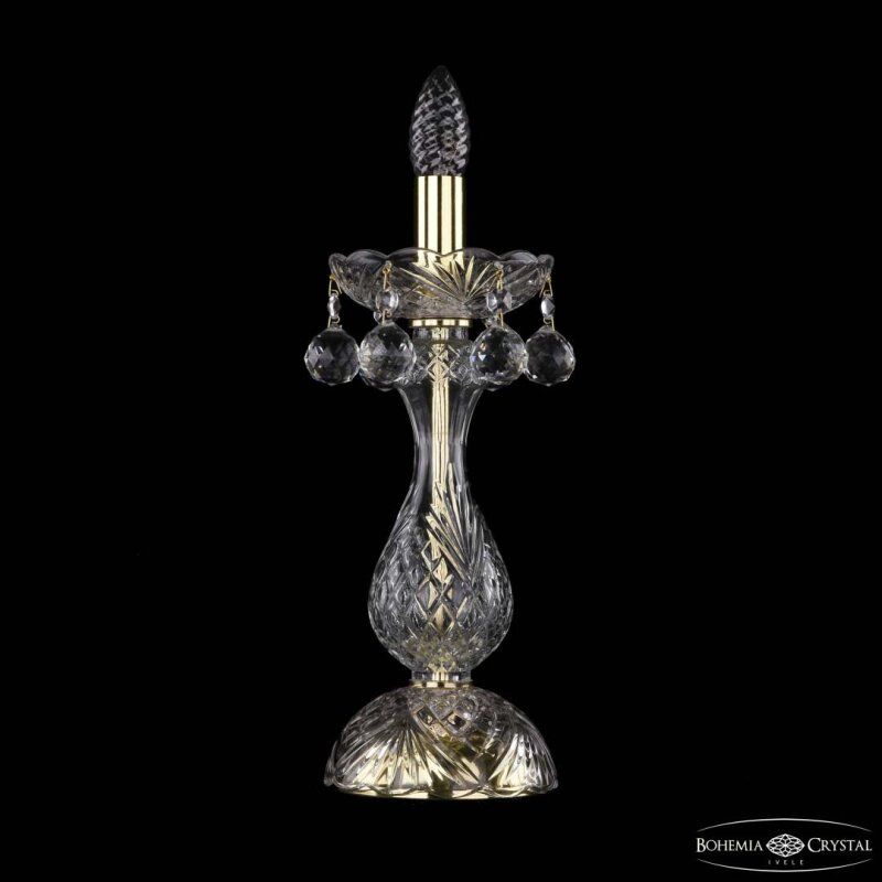 Настольная лампа декоративная Bohemia Ivele Crystal 1409 1409L/1-35 G