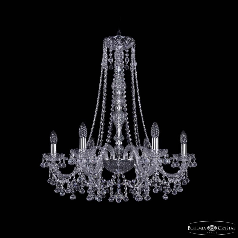 Подвесная люстра Bohemia Ivele Crystal 1409 1409/6/240/h-75 Ni
