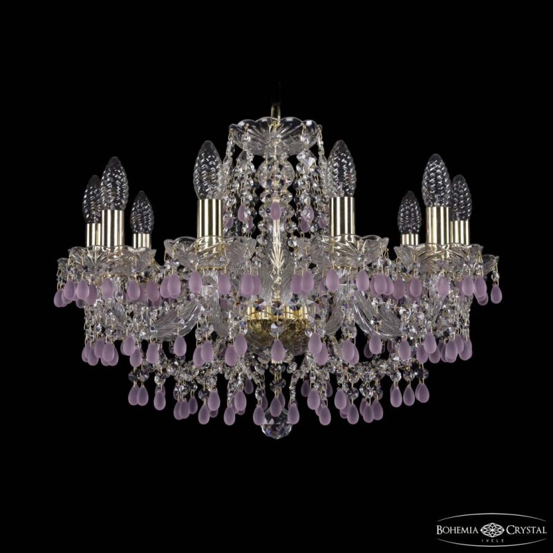Подвесная люстра Bohemia Ivele Crystal 1410 1410/10/195 G V7010