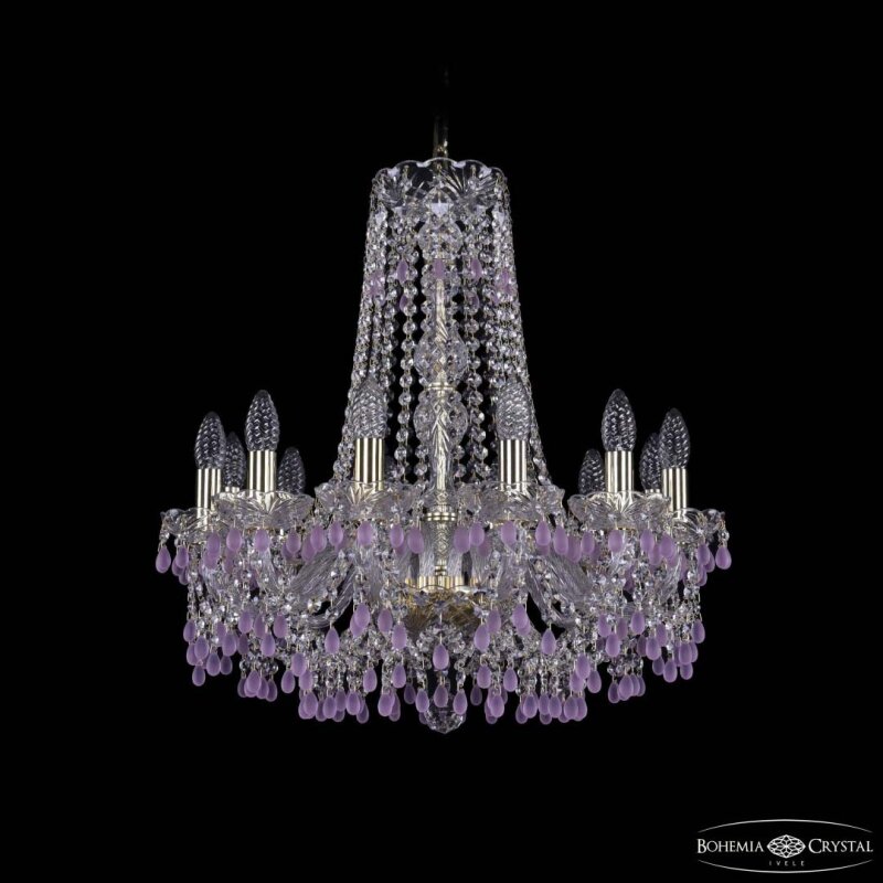 Подвесная люстра Bohemia Ivele Crystal 1410 1410/12/195/h-60 G V7010