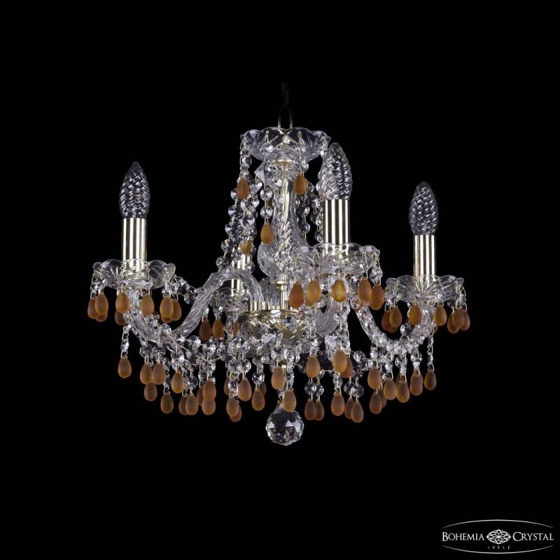 Подвесная люстра Bohemia Ivele Crystal 1410 1410/4/141 G V1003