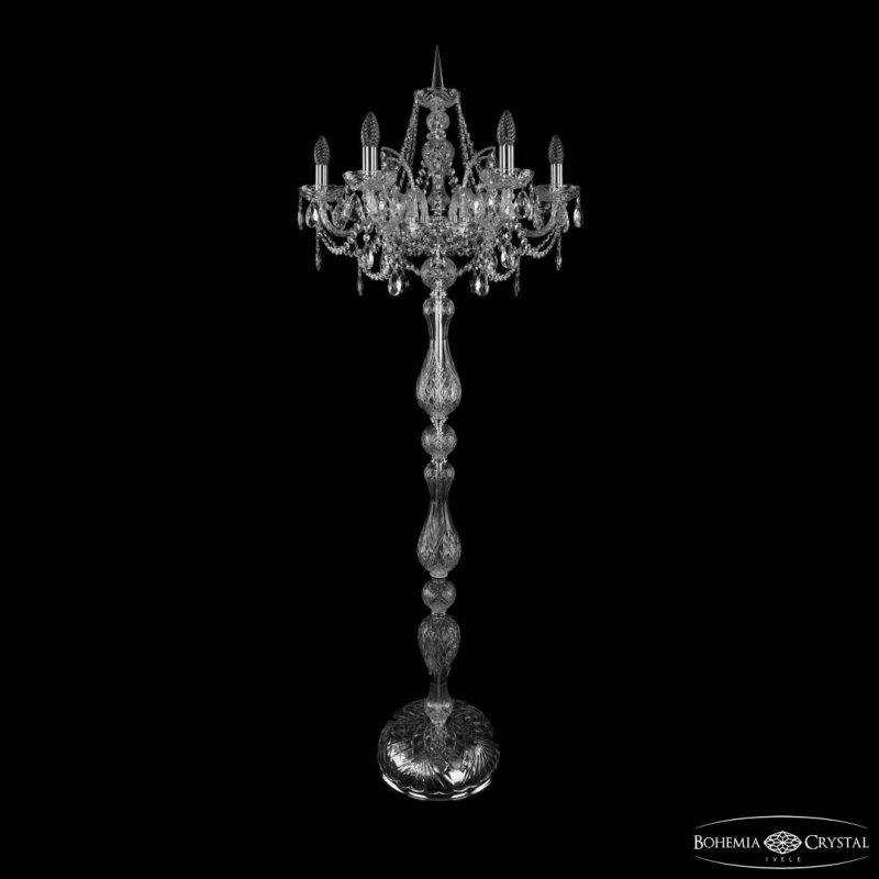 Торшер Bohemia Ivele Crystal 1411 1411T1/6/195-165 Ni