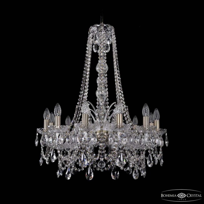 Подвесная люстра Bohemia Ivele Crystal 1411 1411/12/240/h-83 Pa