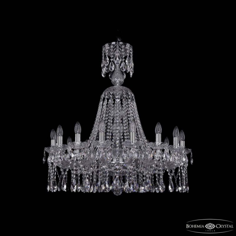Подвесная люстра Bohemia Ivele Crystal 1413 1413/16/300/XL-91 Ni
