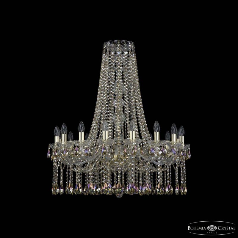 Подвесная люстра Bohemia Ivele Crystal 1413 1413/16/300/h-93 G R801