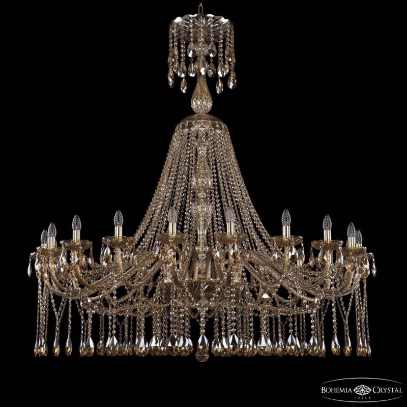 Подвесная люстра Bohemia Ivele Crystal 1413 1413/20/530/XL-158 G M721