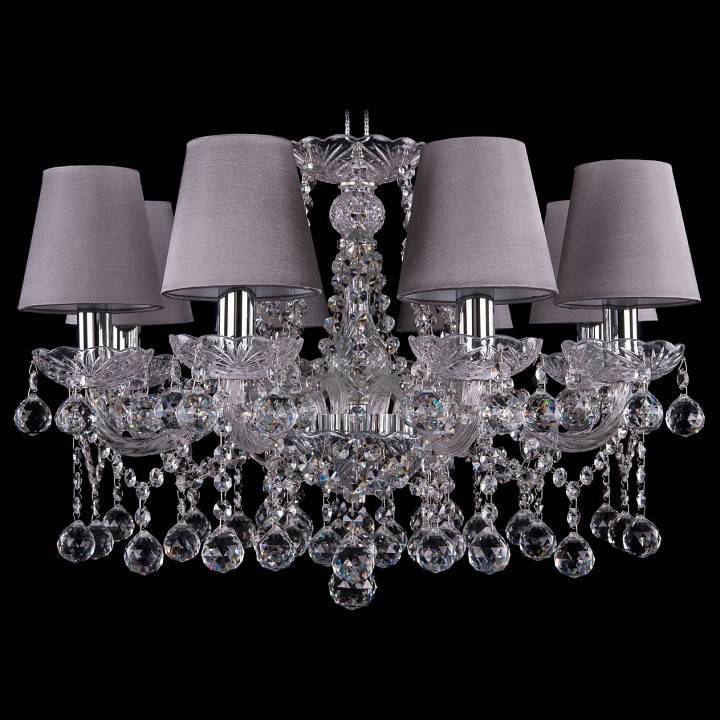 Подвесная люстра Bohemia Ivele Crystal 1413 1413/8/200/Ni/Balls/SH24