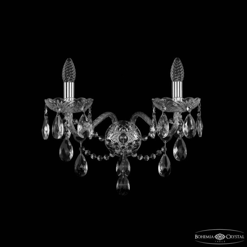 Бра Bohemia Ivele Crystal 1415 1415B/2/200/XL Ni