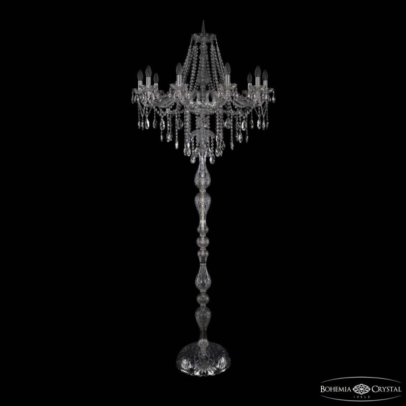 Торшер Bohemia Ivele Crystal 1415 1415T1/10/300-210 Ni