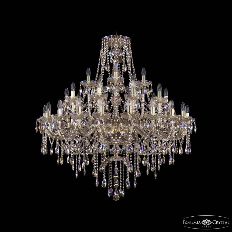 Подвесная люстра Bohemia Ivele Crystal 1415 1415/20+10+5/400 G M801